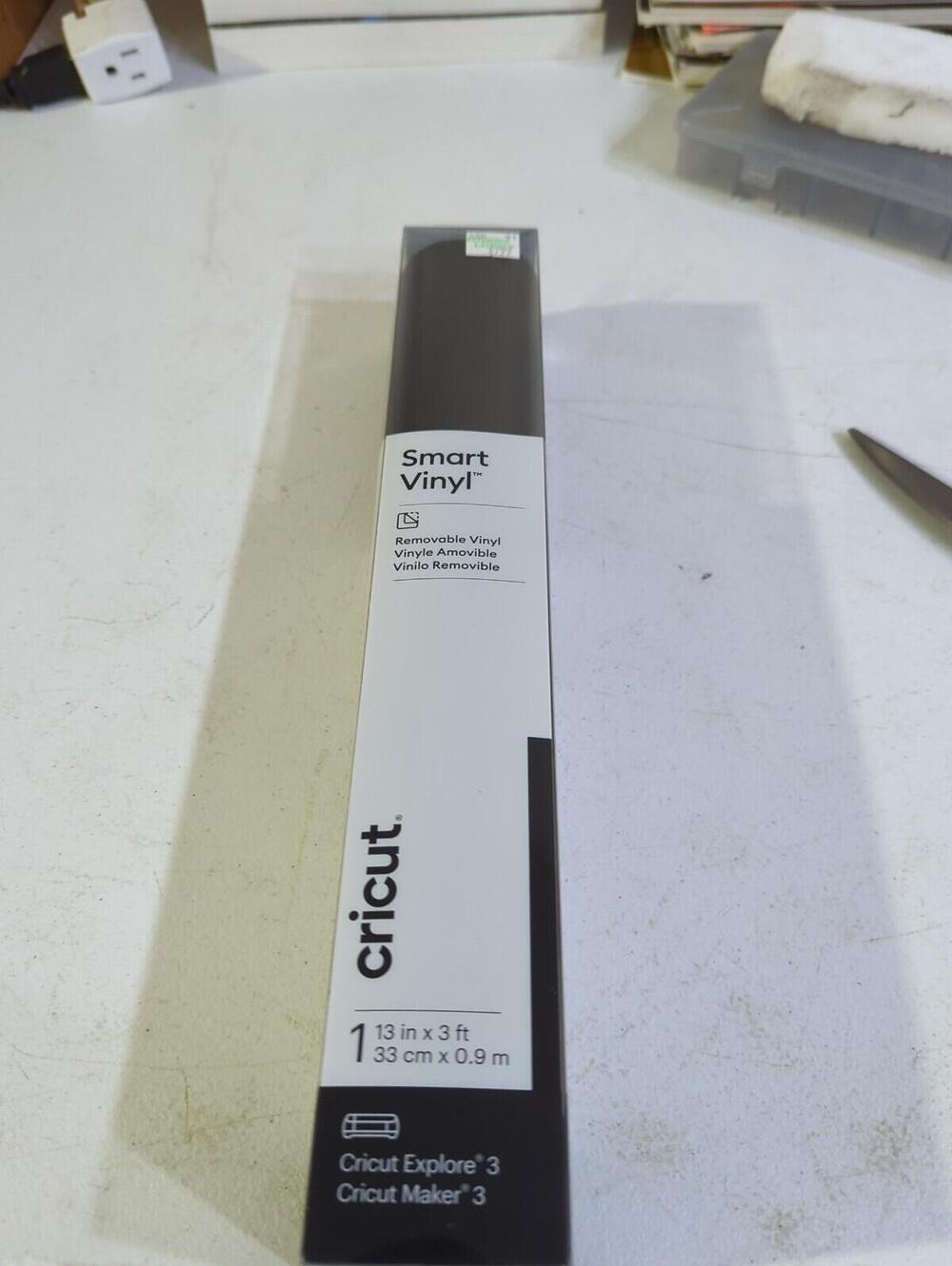 Cricut Smart Vinyl Removable (3 ft) - Black 13 In X 3 Ft Cricut Explorer 3